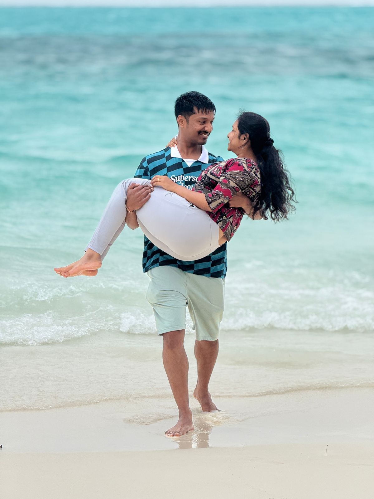 Couple who took Lakshadweep Honeymoon Package